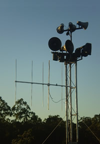 Inter school equestrian remote radio system